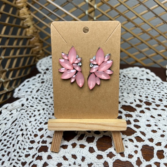 Cute Rhinestone statement earrings - Picture 4 of 7